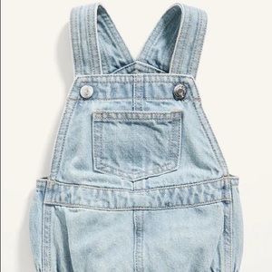 Old Navy Baby Bubble Denim Overalls